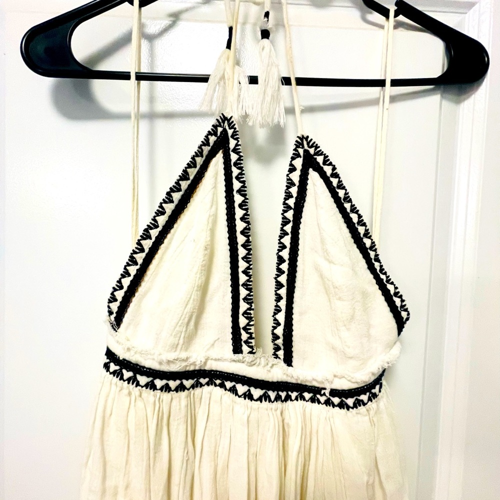 White ankle length Free People dress